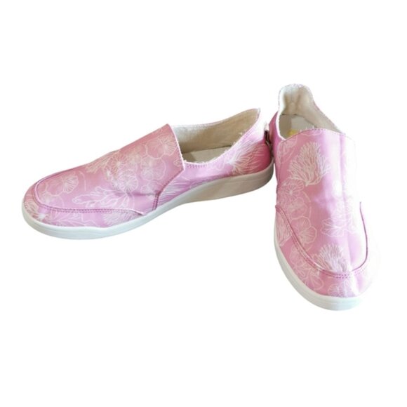 Vionic Malibu Beach Orthotic Slip On Sneakers In Jellyfish Pink - Sz 7.5 - Picture 1 of 9